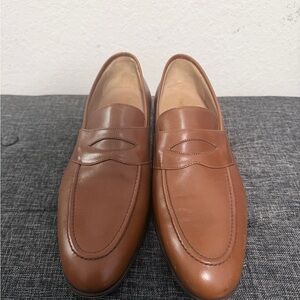 Paul Stuart Men's Tan Leather Loafers